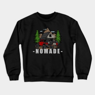 Nomade Jeep Wrangler - Red Crewneck Sweatshirt